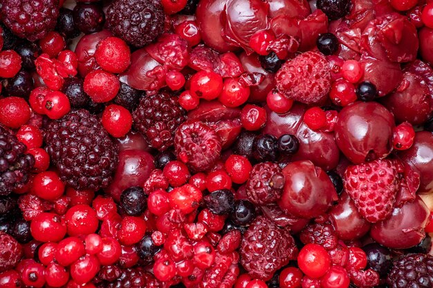 Photo full frame shot of berries