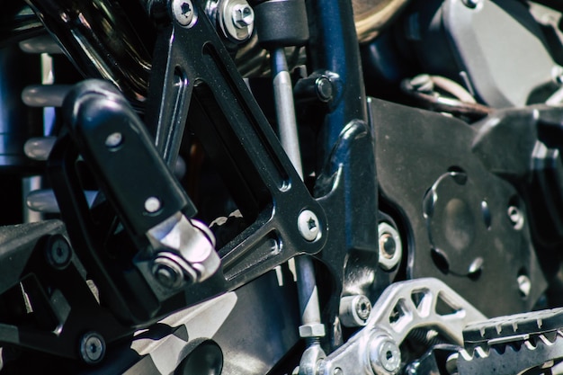 Photo full frame shot of bicycles