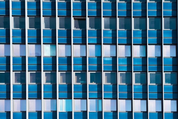 Full frame shot of blue building