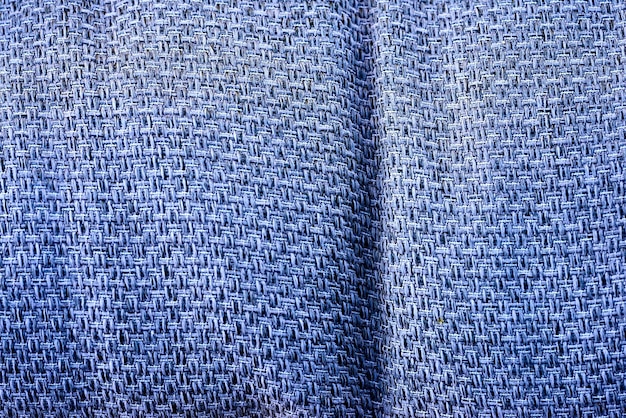 Full frame shot of blue fabric