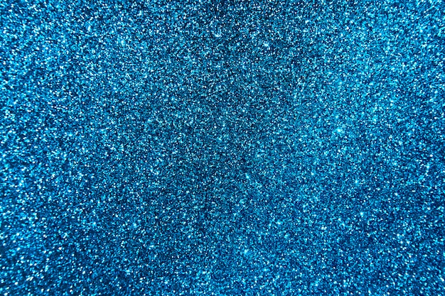 Photo full frame shot of blue glitter textured background