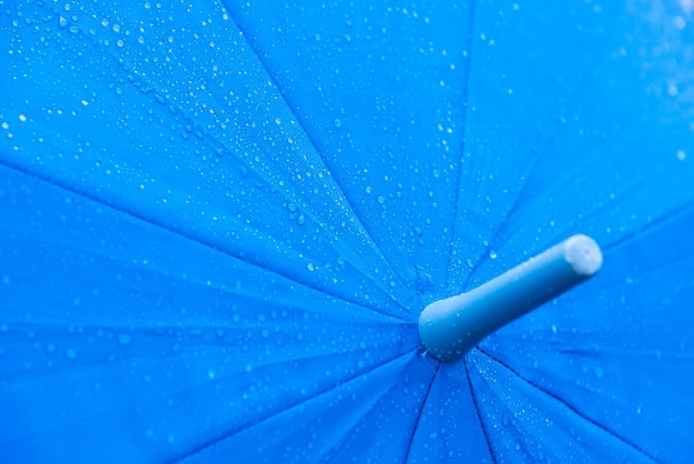 Full frame shot of blue umbrella