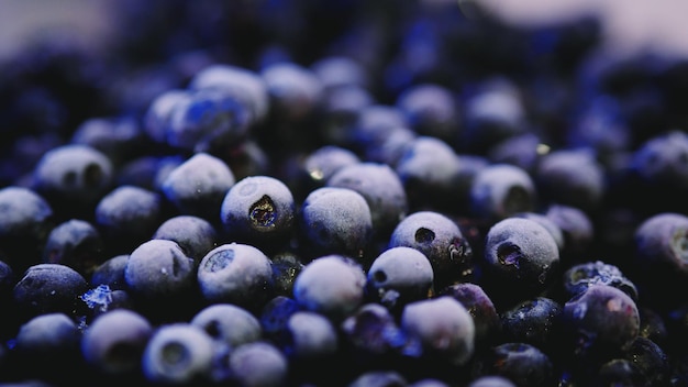 Photo full frame shot of blueberries for sale at market