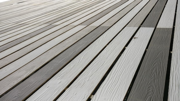 Photo full frame shot of boardwalk