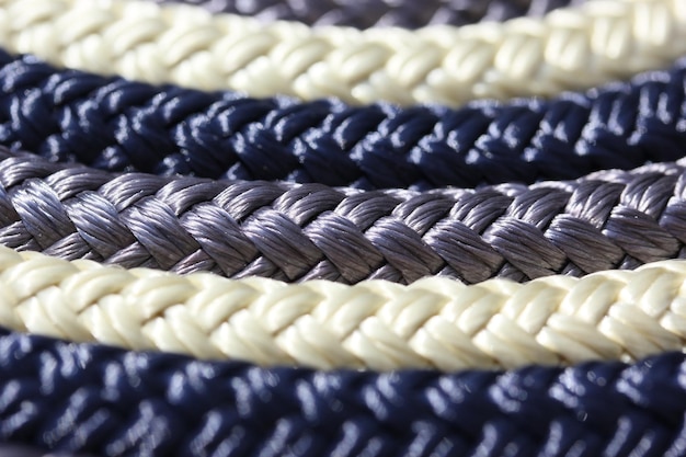 Full frame shot of braided strings