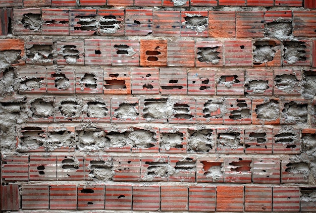 Photo full frame shot of brick wall