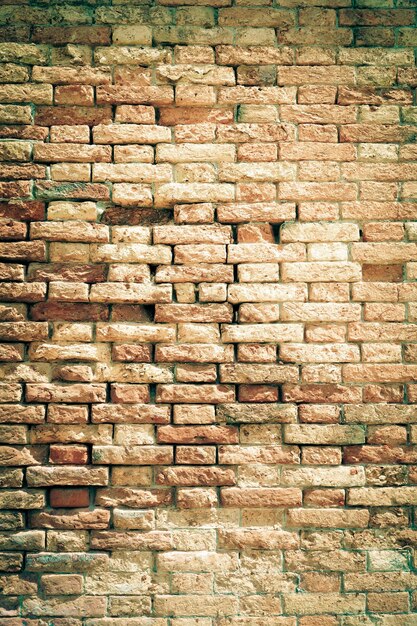 Photo full frame shot of brick wall