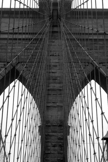 Photo full frame shot of brooklyn bridge