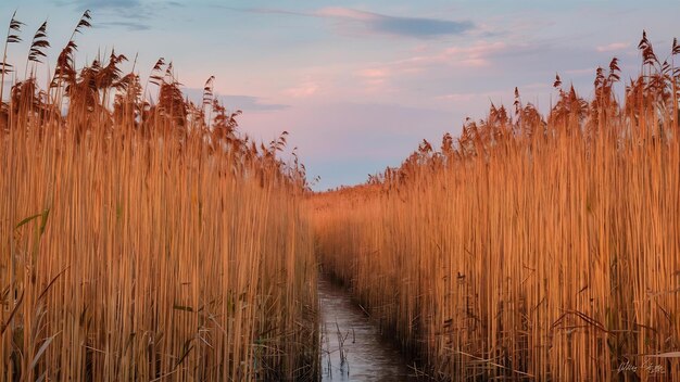 Full frame shot of brown reeds