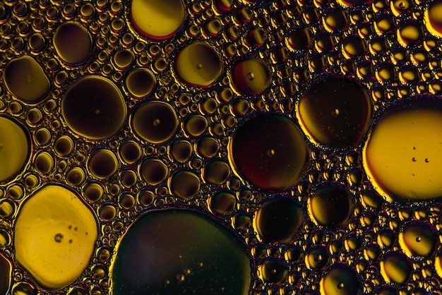 Photo full frame shot of bubbles in water