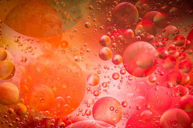 Full frame shot of bubbles in water