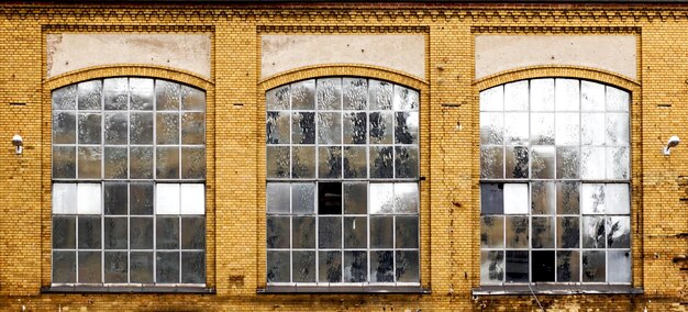 Full frame shot of building with windows