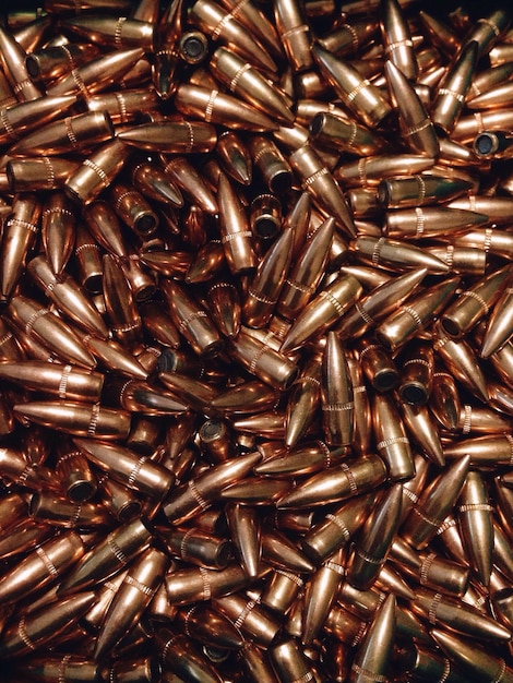 Full frame shot of bullets