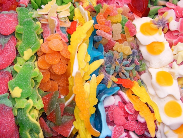 full frame shot of candies at store