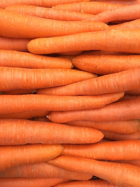 Photo full frame shot of carrots