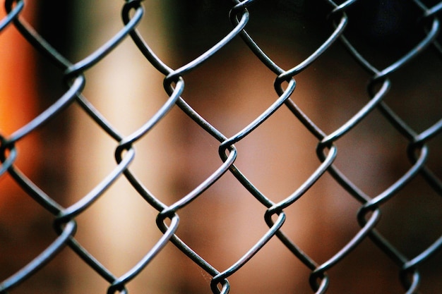 full frame shot of chainlink fence