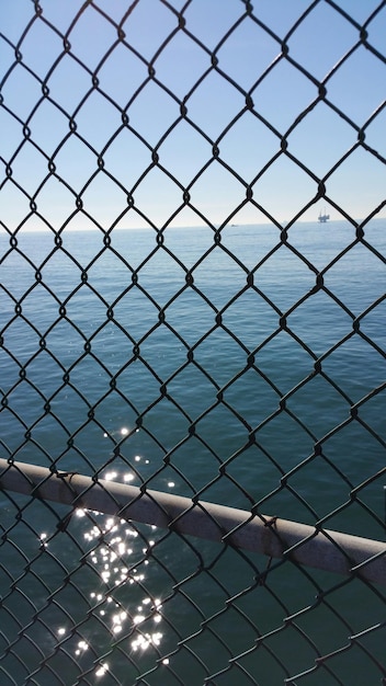 Full frame shot of chainlink fence