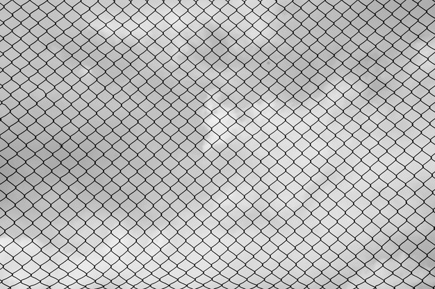 Photo full frame shot of chainlink fence