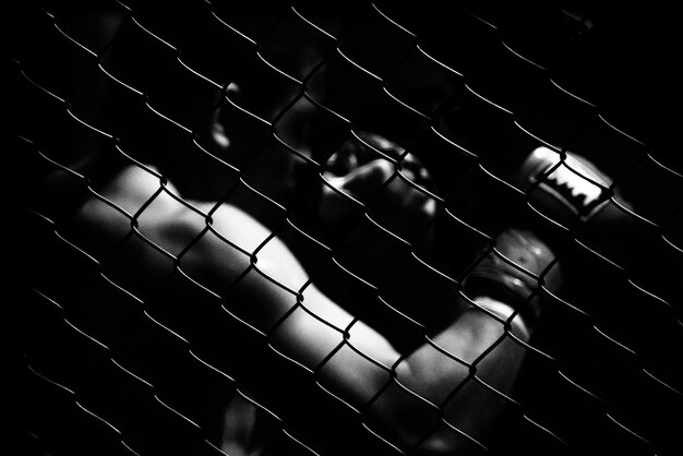 Full frame shot of chainlink fence