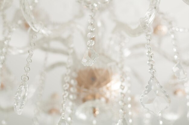 Photo full frame shot of chandelier