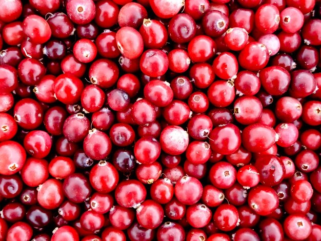 Photo full frame shot of cherries