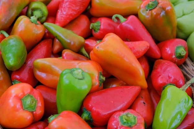 Full frame shot of chopped vegetables in market