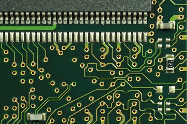 Foto immagine completa della scheda a circuiti