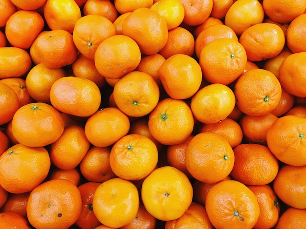 Full frame shot of clementines