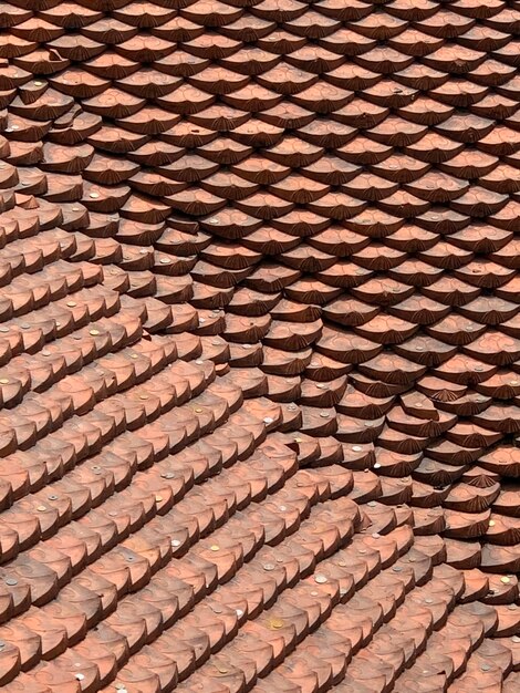 Photo full frame shot of cobblestone footpath