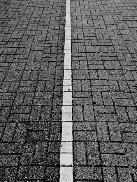 Photo full frame shot of cobblestone street