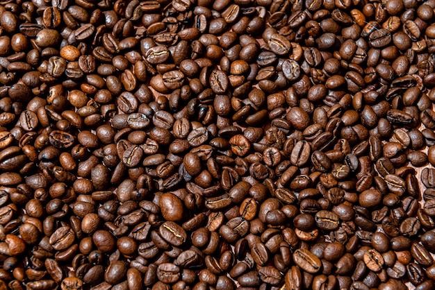 Photo full frame shot of coffee beans