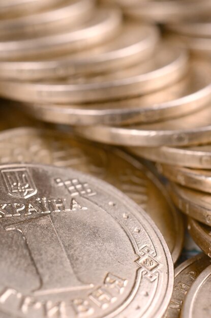 Photo full frame shot of coins