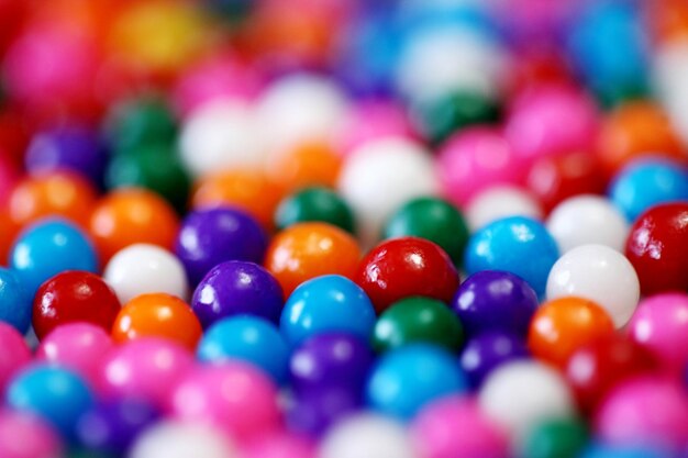 Photo full frame shot of colorful candies