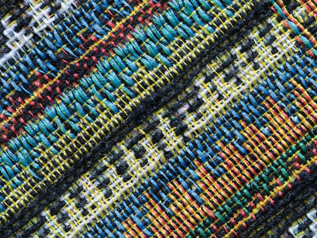 Photo full frame shot of colorful fabric