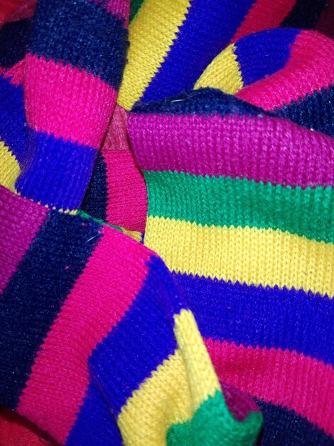Full frame shot of colorful textile