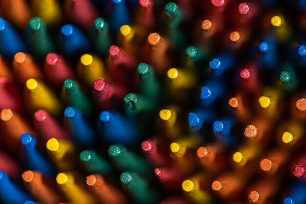 Photo full frame shot of colorful toothpicks