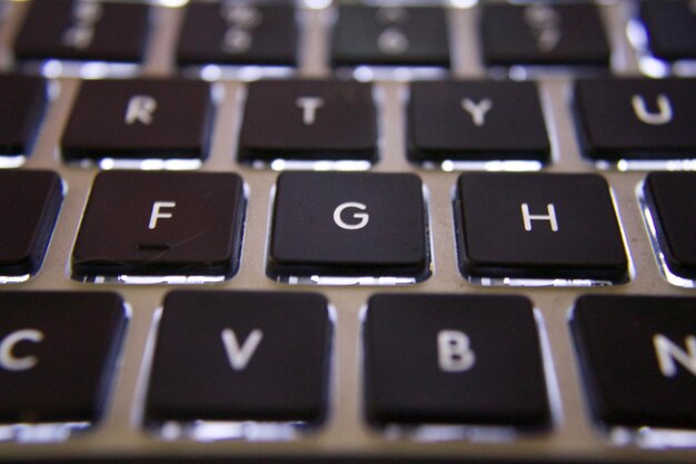 Full frame shot of computer keyboard