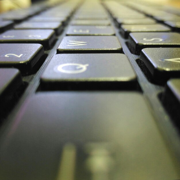 Full frame shot of computer keyboard