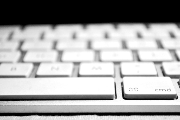 Photo full frame shot of computer keyboard