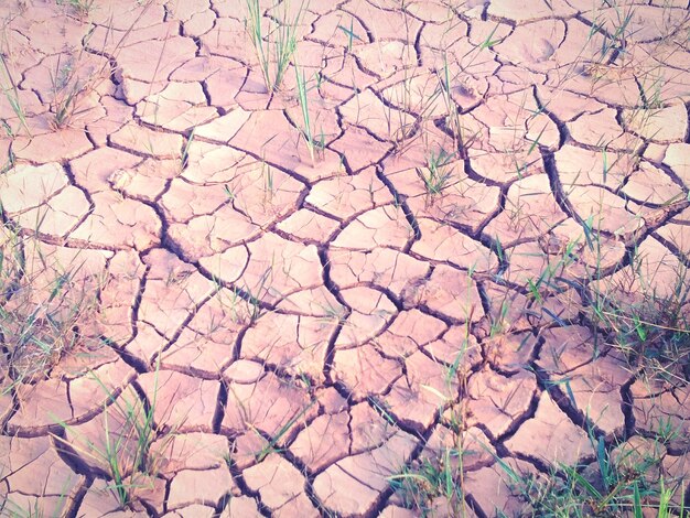 Photo full frame shot of cracked land