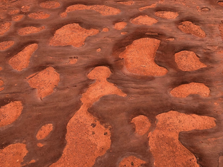 Photo full frame shot of cracked land