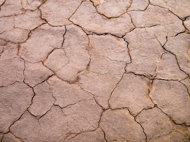 Full frame shot of cracked land