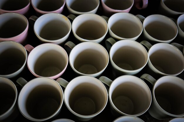 Photo full frame shot of cups