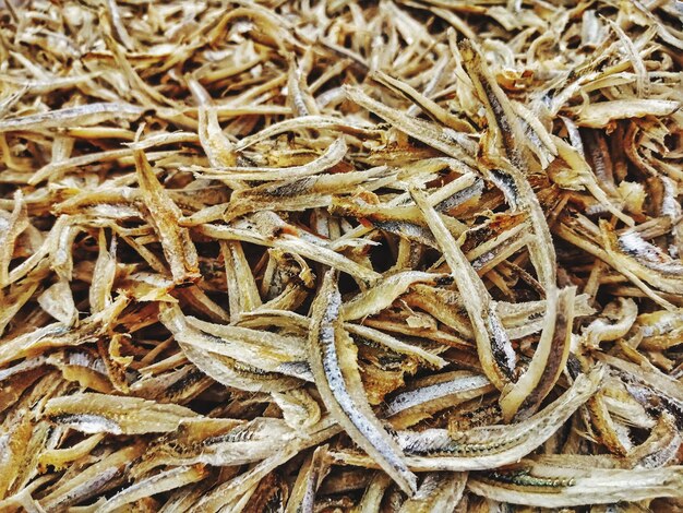 Full frame shot of dried leaves