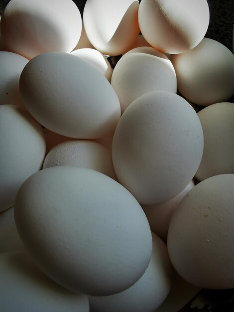 Photo full frame shot of eggs