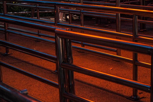 Full frame shot of empty bench