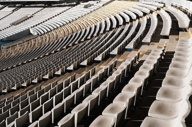 Photo full frame shot of empty seats