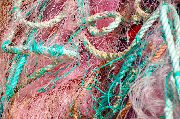 Полный кадр рыболовной сети