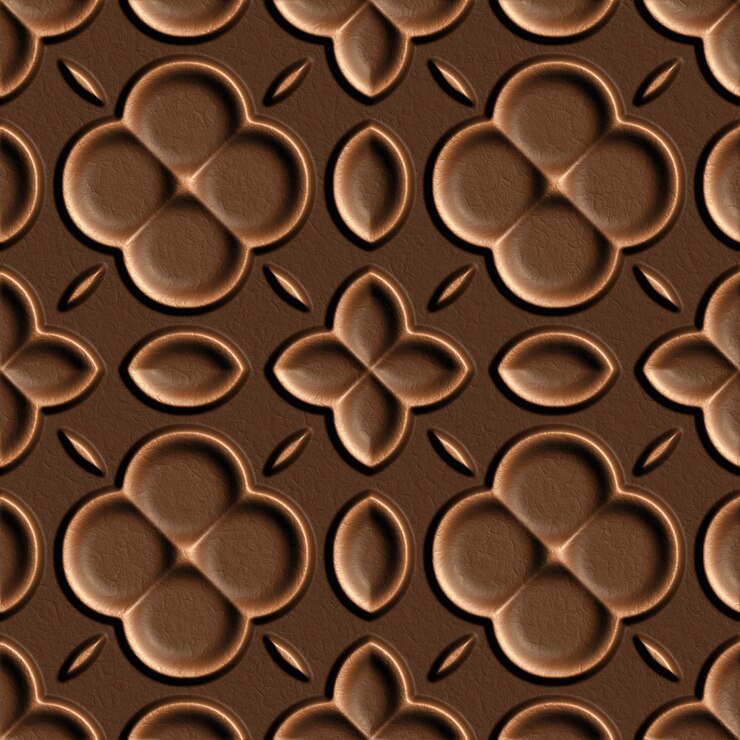 Photo full frame shot of floral pattern