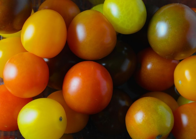 Full frame shot of fresh cherry tomatoes